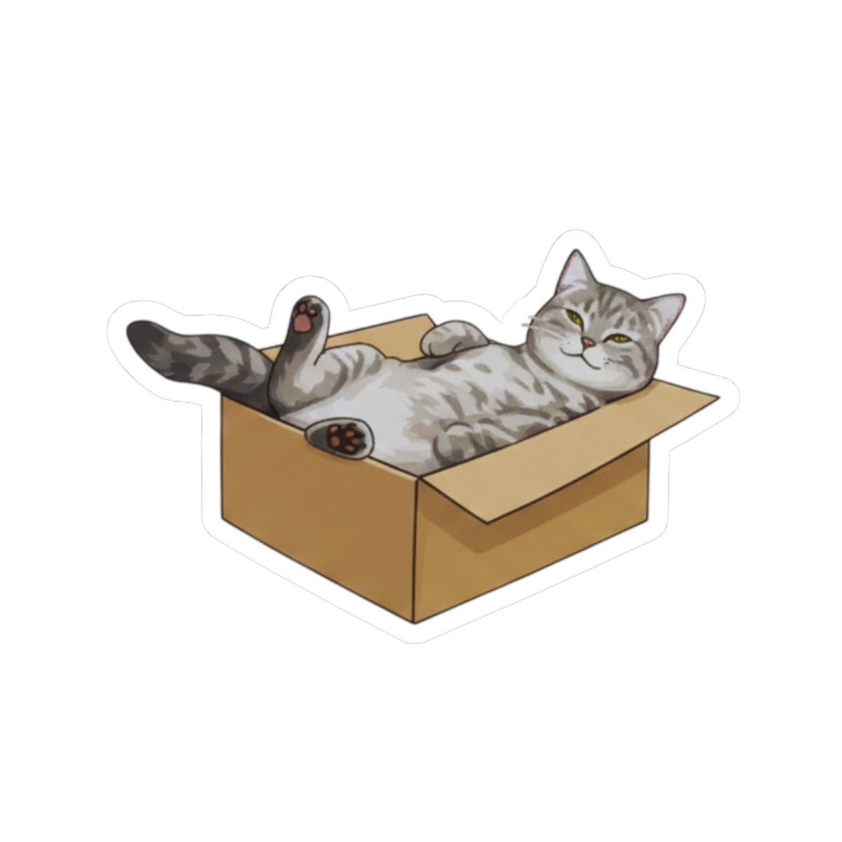 Cardboard Box Sticker