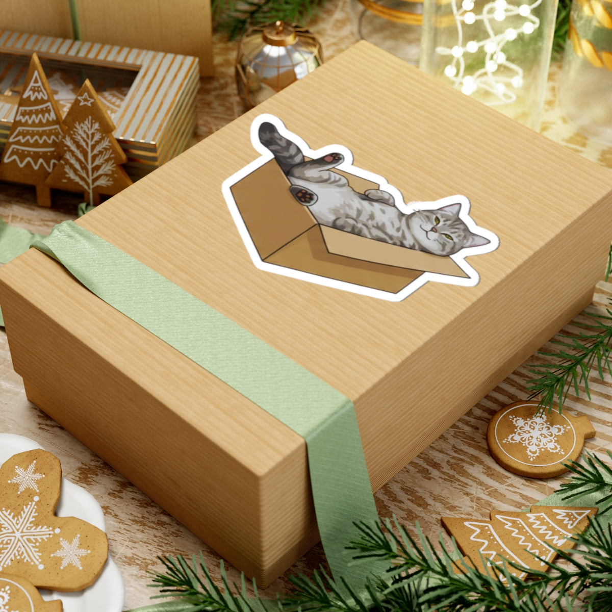 Cardboard Box Sticker